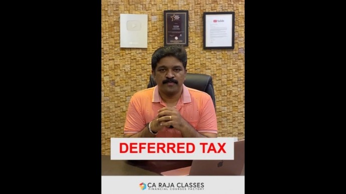 ПБУ: Deferred Tax | CA Raja Classes | #Shorts - видео