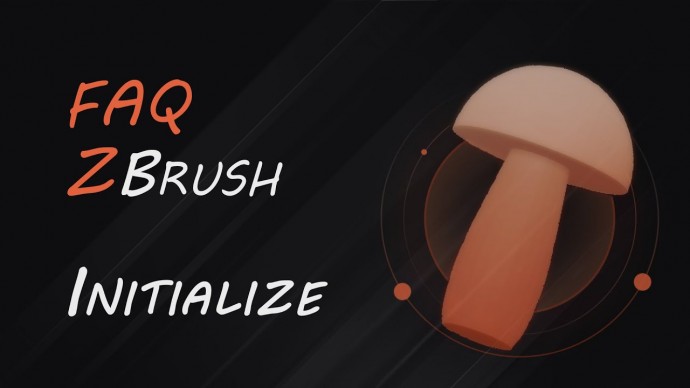 Графика: Initialize и PolyMesh в ZBrush | FAQ-4 - видео