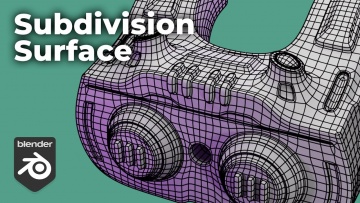 Графика: Subdivision surface modeling за 4 минуты Blender - видео
