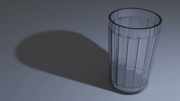 Графика: Как создать стеклянный стакан в Blender - видео