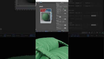Графика: Как сделать бархатную ткань в 3Ds Max? #3dsmax #3dmodeling #tutorial3d #3dmax #обучение #sh
