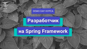 OTUS: Demo Day курса «Разработчик на Spring Framework» - видео