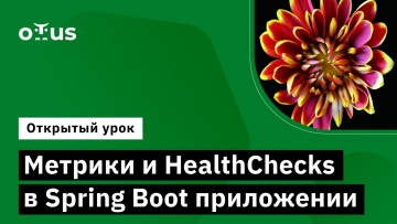 OTUS: Метрики и HealthChecks в Spring Boot приложении // Курс «Разработчик на Spring Framework» - ви
