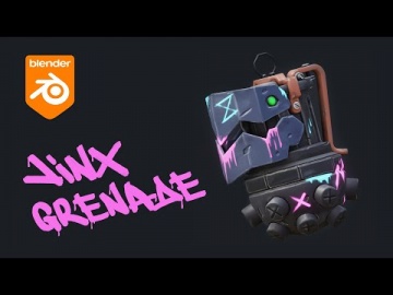 Графика: Граната Jinx в Blender - видео