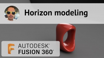 Графика: Horizon Modeling во Fusion 360 #322 - видео