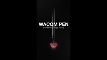 Графика: Моушн Дизайн для Wacom за 10 часов. - видео