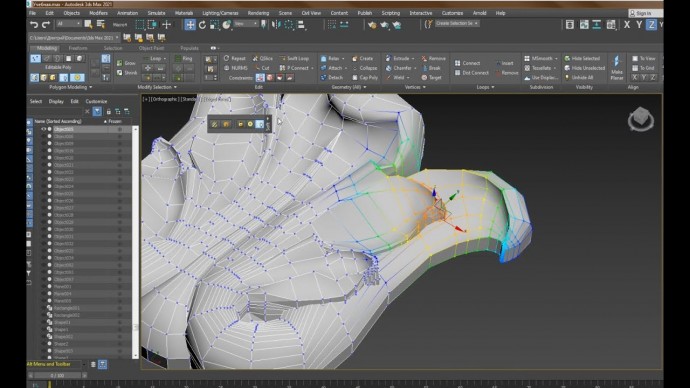 Графика: 1.5 Начинаем изучать панель Toggle Ribbon (Graphite Modeling Tools) в 3ds Max 2021 - видео