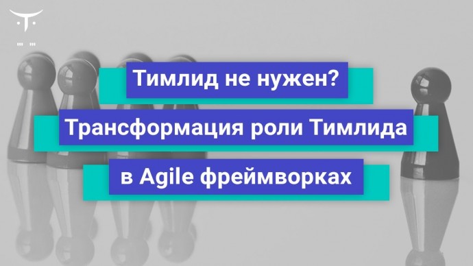 OTUS: Тимлид не нужен? Трансформация роли Тимлида в Agile фреймворках // Бесплатный урок OTUS - виде