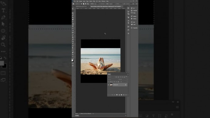 Графика: Вертикальное фото из горизонтального в Photoshop - видео