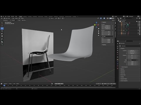 Графика: Учебный курс по Blender: Стул_Часть 1 - видео
