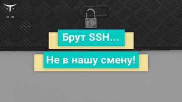 OTUS: Брут SSH... не в нашу смену! // Бесплатный урок OTUS - видео -