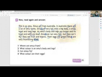 Английский язык: ГДЗ Spotlight 3 класс (английский) стр.17(85) упр.1,2 ANIMALS DOWN UNDER (emus, тек